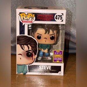 Funko Pop Stranger Things Steve #475 Summer Convention Exclusive 2017